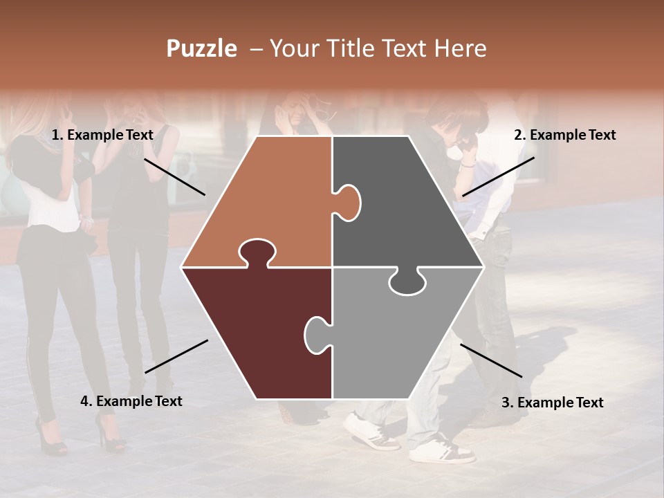 Model Lifestyle Teenager PowerPoint Template