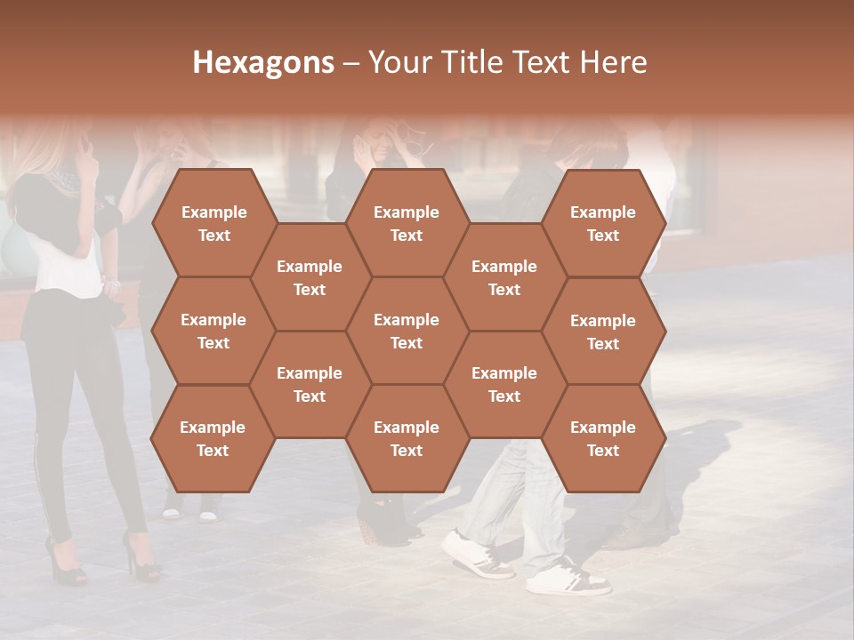 Model Lifestyle Teenager PowerPoint Template