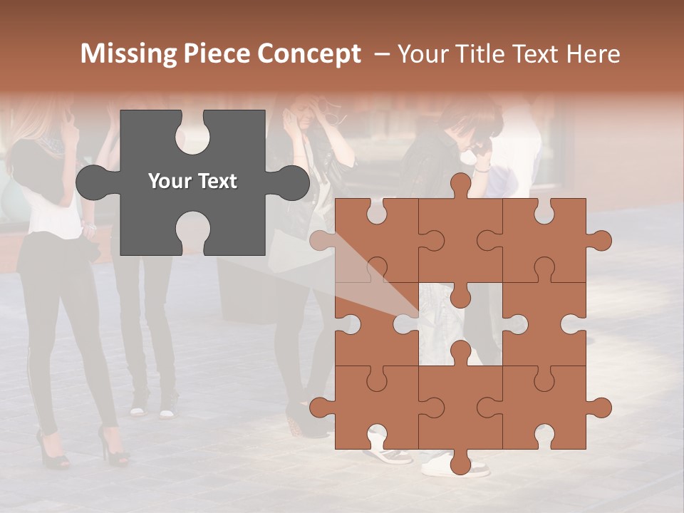 Model Lifestyle Teenager PowerPoint Template