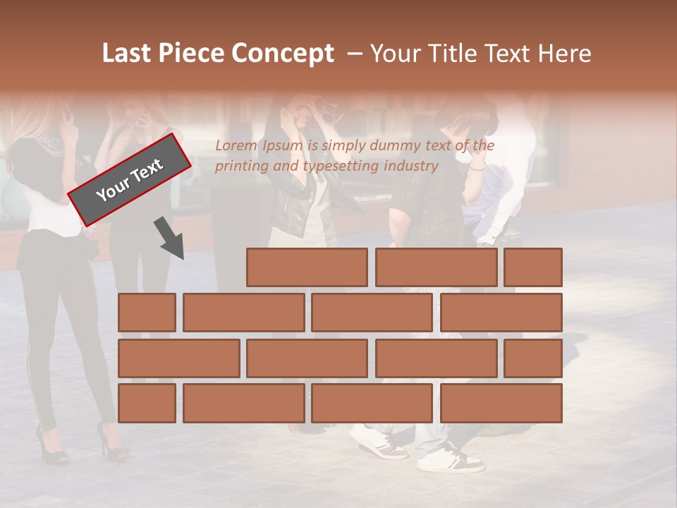 Model Lifestyle Teenager PowerPoint Template