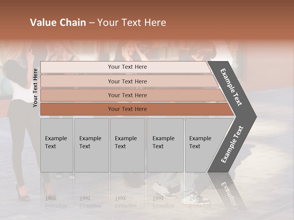 Model Lifestyle Teenager PowerPoint Template