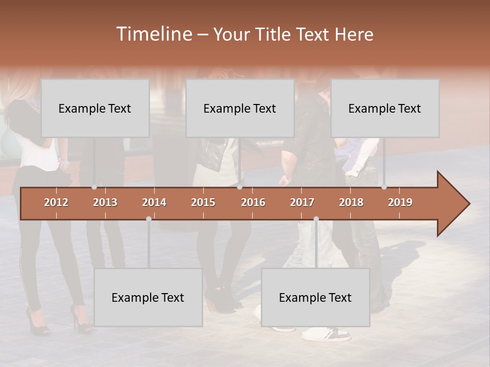 Model Lifestyle Teenager PowerPoint Template