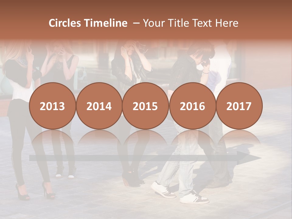 Model Lifestyle Teenager PowerPoint Template