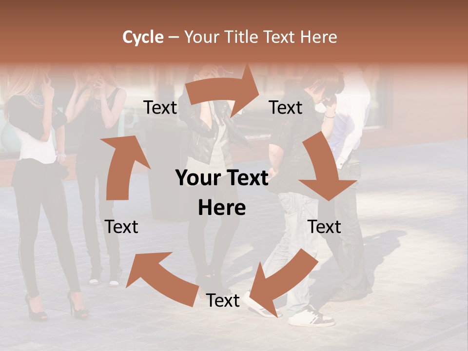 Model Lifestyle Teenager PowerPoint Template