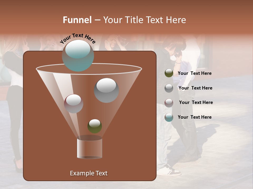 Model Lifestyle Teenager PowerPoint Template