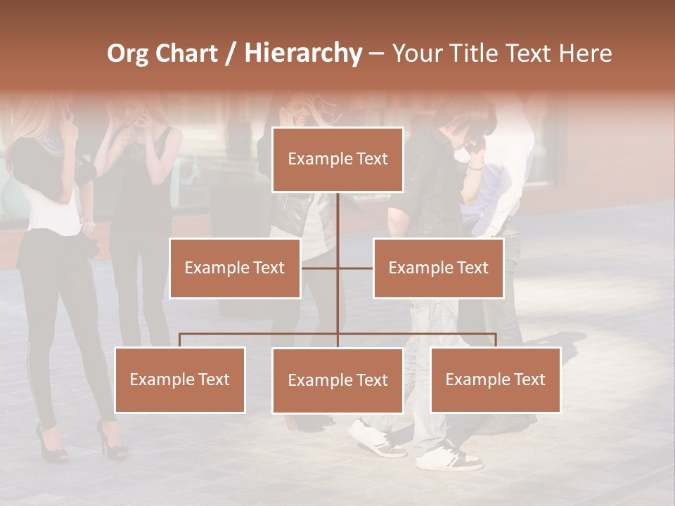 Model Lifestyle Teenager PowerPoint Template