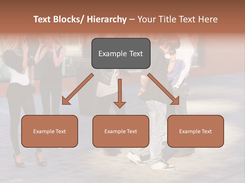 Model Lifestyle Teenager PowerPoint Template