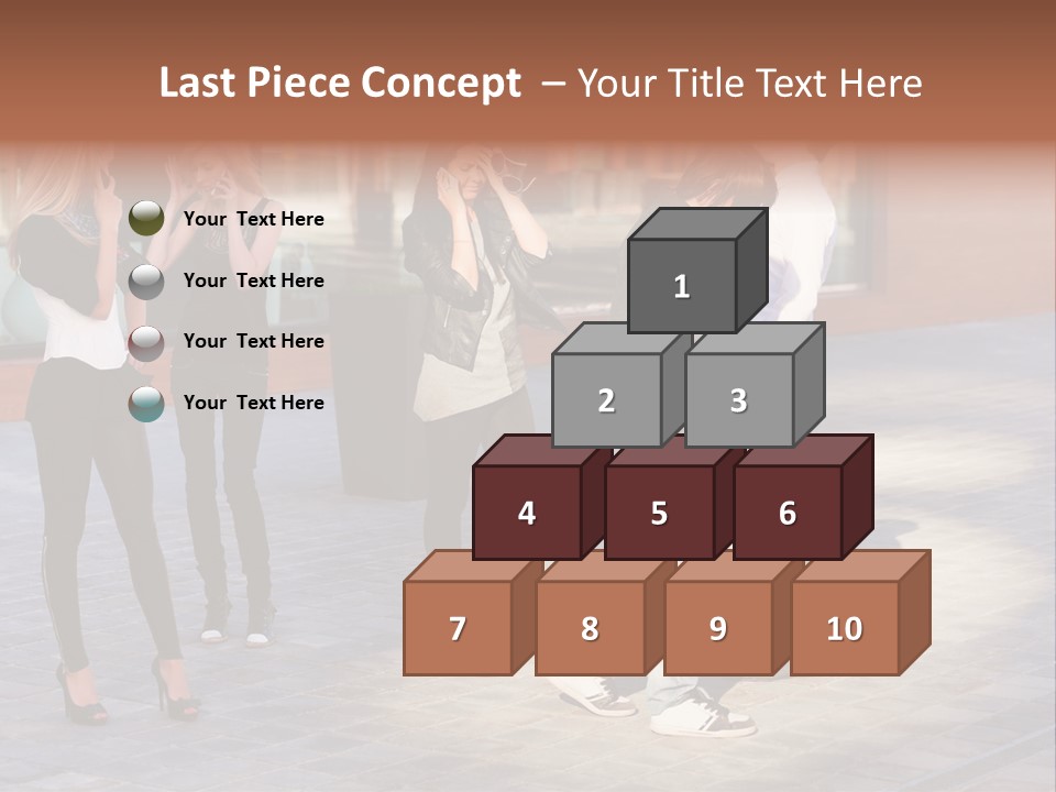 Model Lifestyle Teenager PowerPoint Template