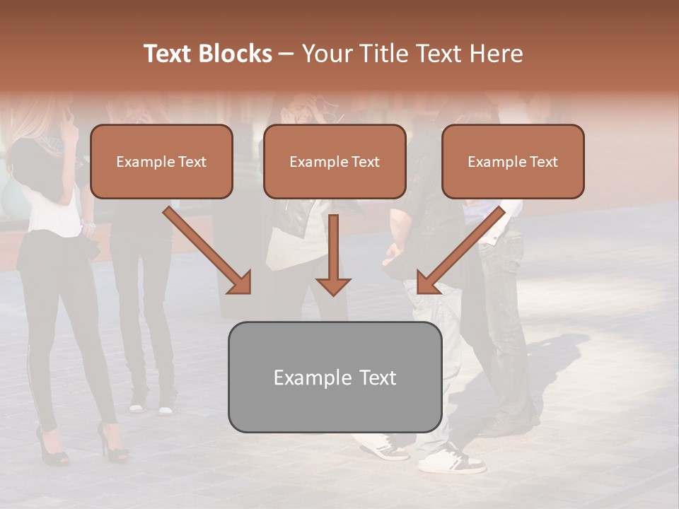 Model Lifestyle Teenager PowerPoint Template