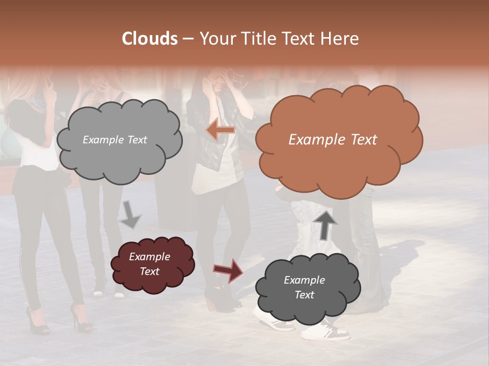 Model Lifestyle Teenager PowerPoint Template