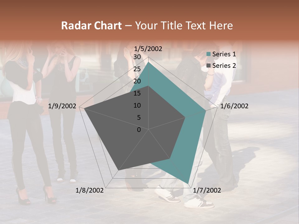 Model Lifestyle Teenager PowerPoint Template