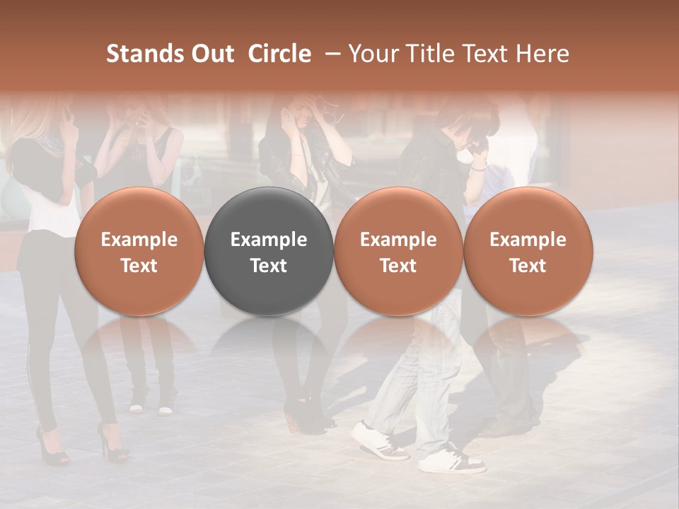 Model Lifestyle Teenager PowerPoint Template