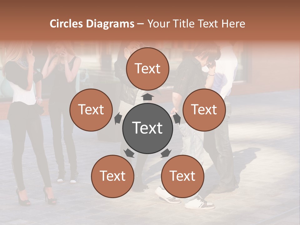 Model Lifestyle Teenager PowerPoint Template