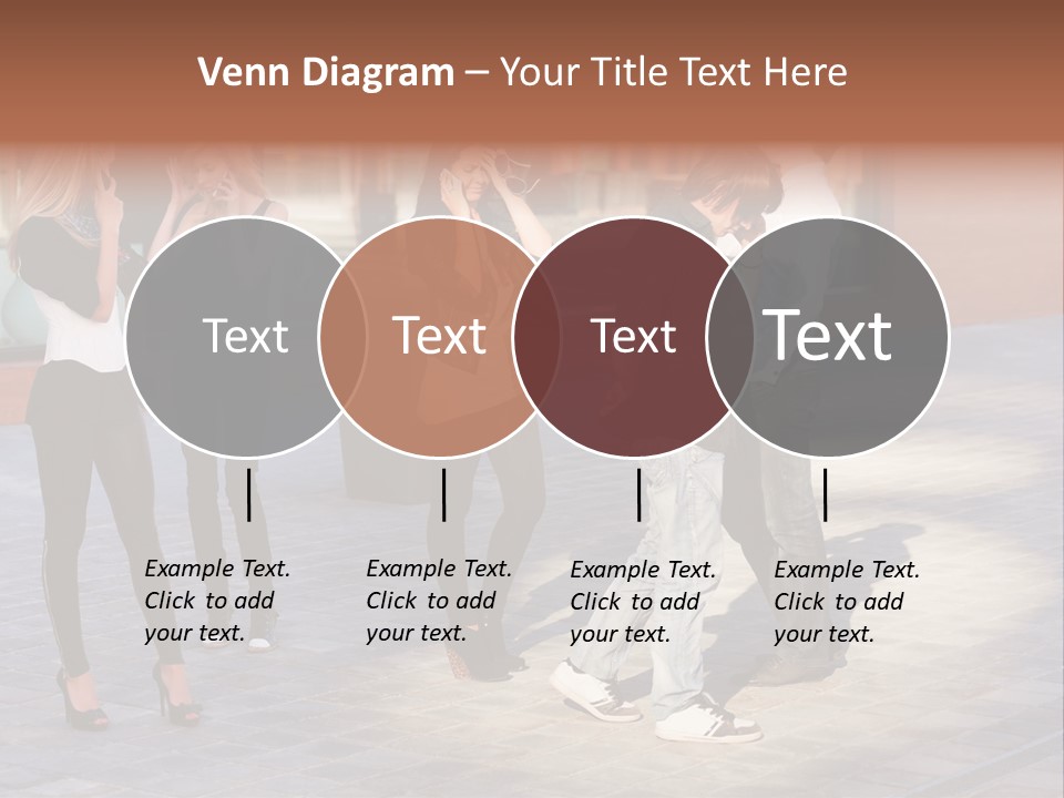 Model Lifestyle Teenager PowerPoint Template