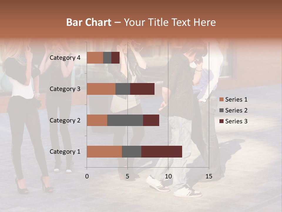 Model Lifestyle Teenager PowerPoint Template