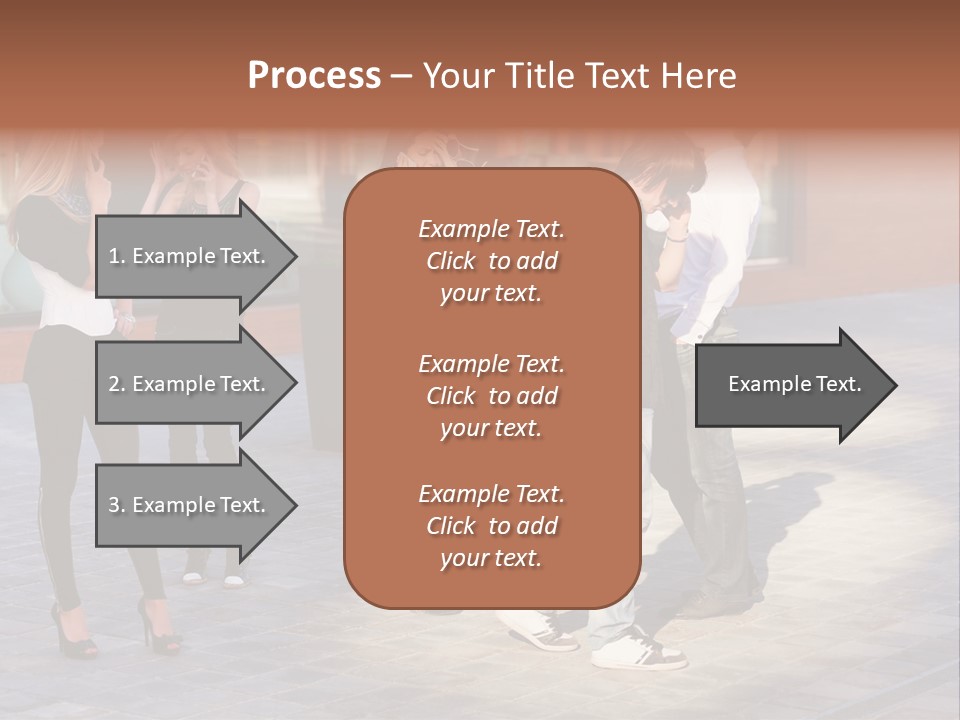 Model Lifestyle Teenager PowerPoint Template