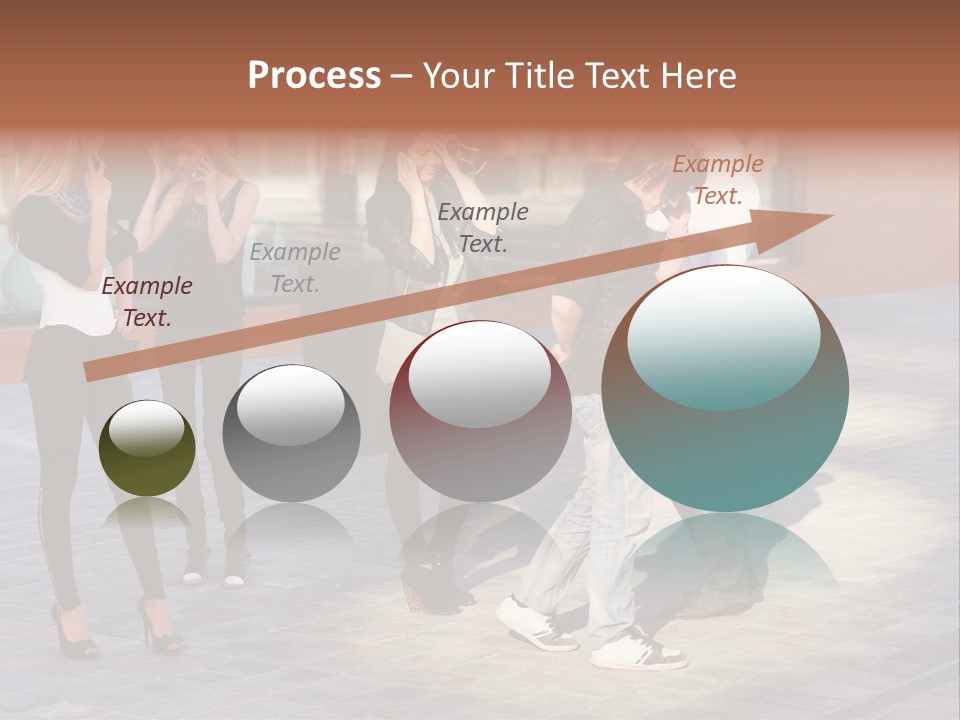 Model Lifestyle Teenager PowerPoint Template