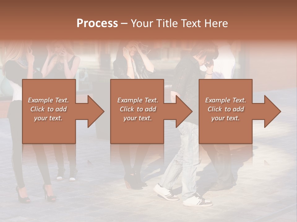 Model Lifestyle Teenager PowerPoint Template