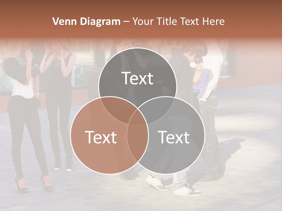 Model Lifestyle Teenager PowerPoint Template