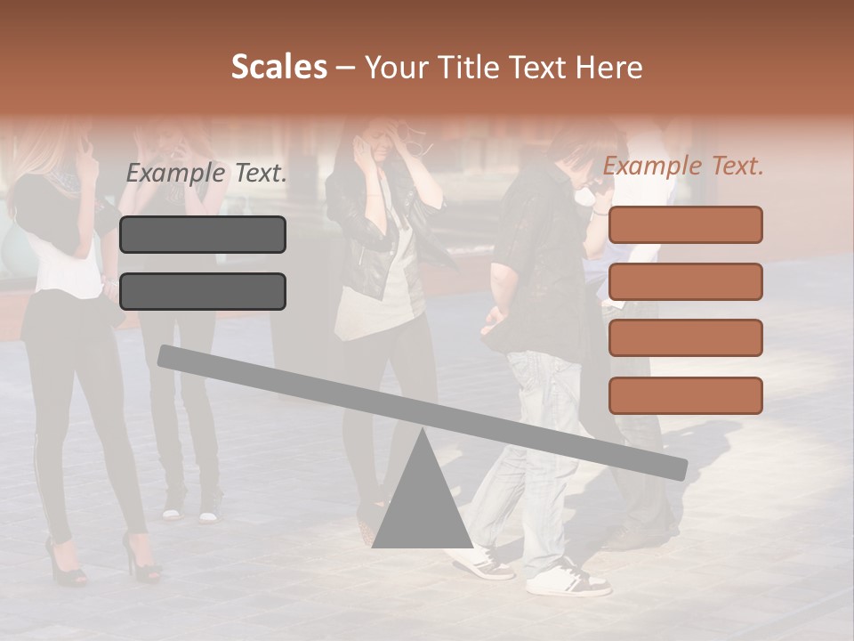Model Lifestyle Teenager PowerPoint Template