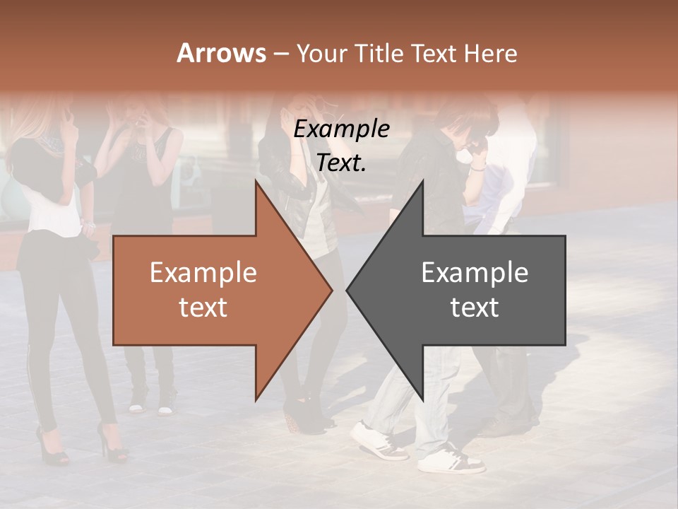 Model Lifestyle Teenager PowerPoint Template