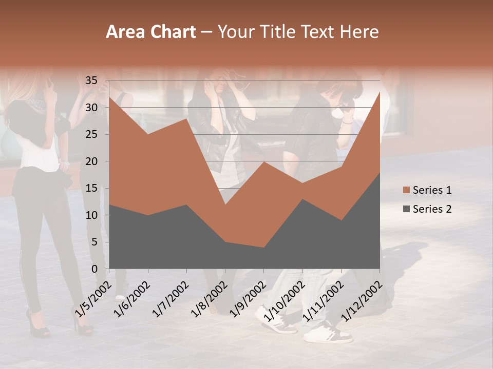 Model Lifestyle Teenager PowerPoint Template