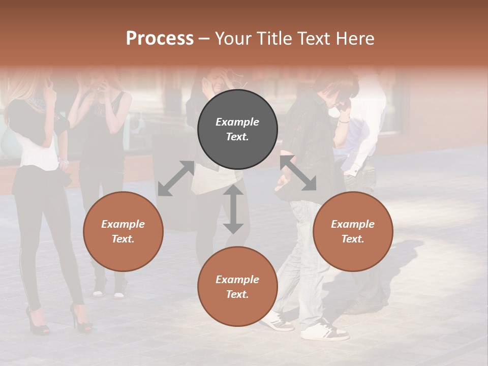 Model Lifestyle Teenager PowerPoint Template