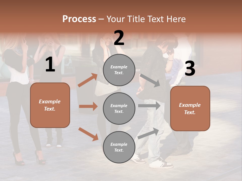 Model Lifestyle Teenager PowerPoint Template