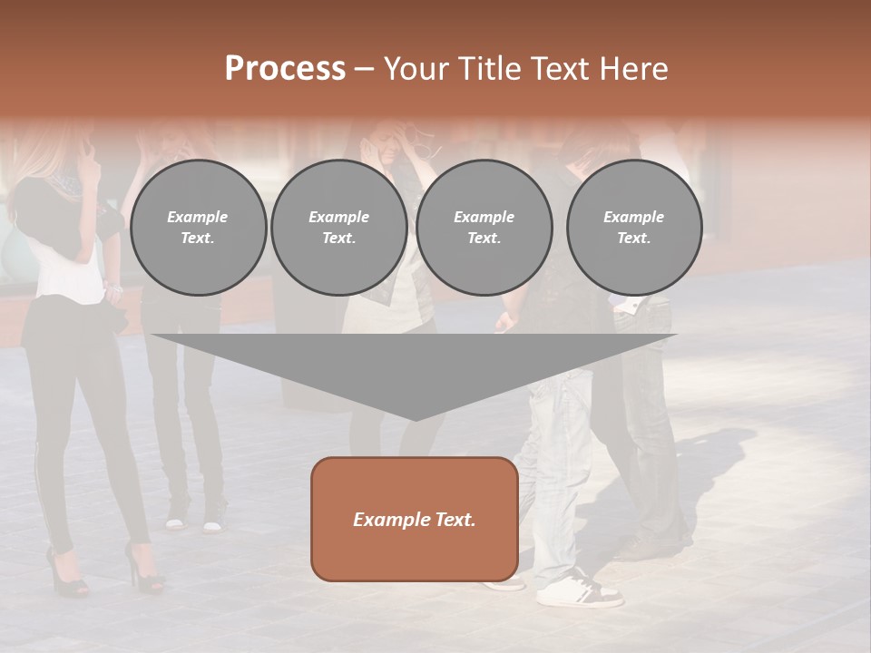Model Lifestyle Teenager PowerPoint Template