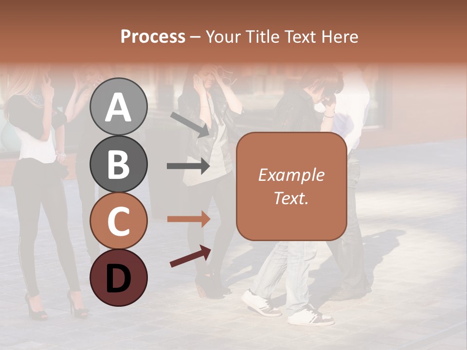 Model Lifestyle Teenager PowerPoint Template