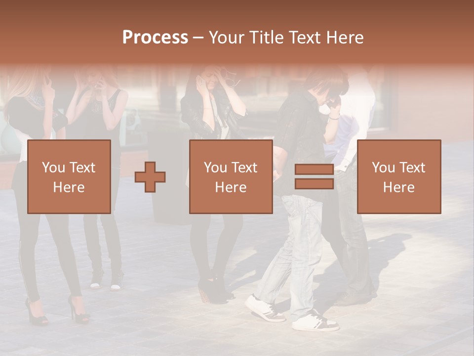 Model Lifestyle Teenager PowerPoint Template
