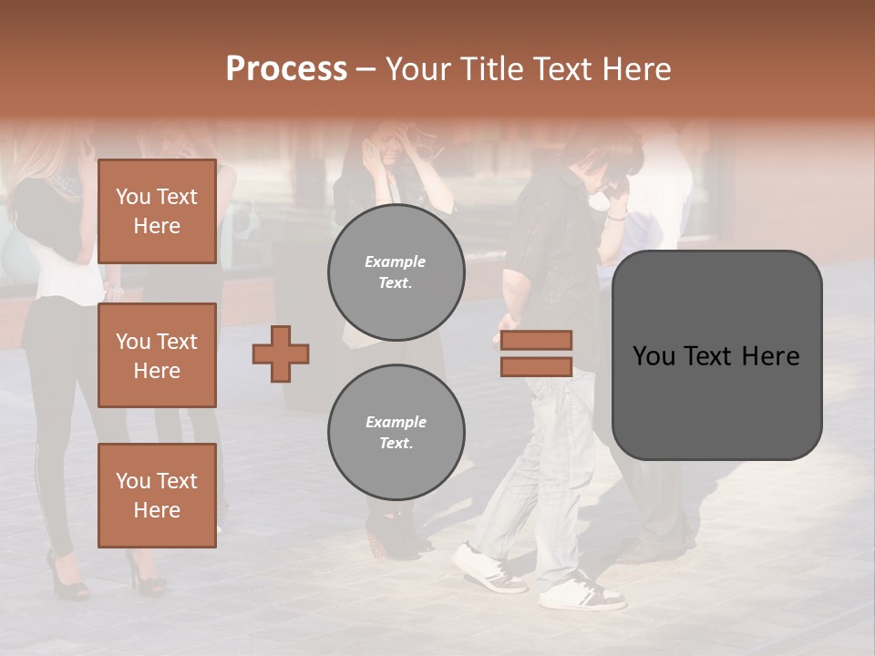Model Lifestyle Teenager PowerPoint Template