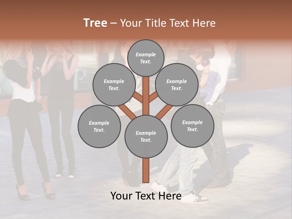 Model Lifestyle Teenager PowerPoint Template