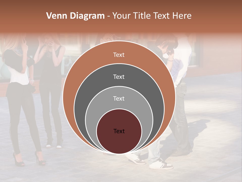 Model Lifestyle Teenager PowerPoint Template