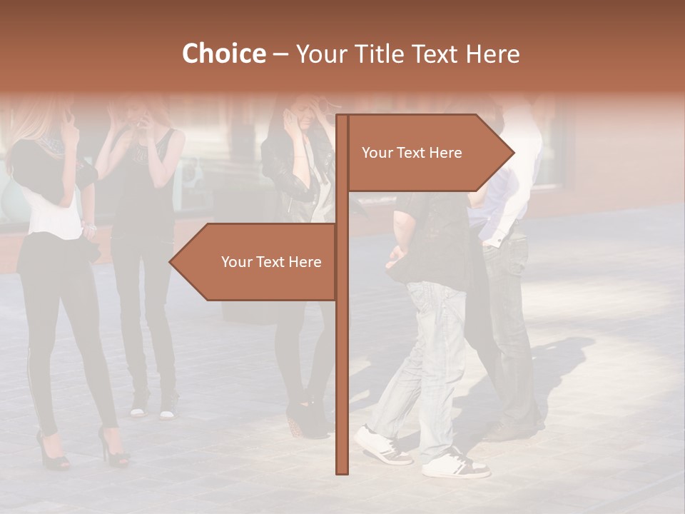 Model Lifestyle Teenager PowerPoint Template