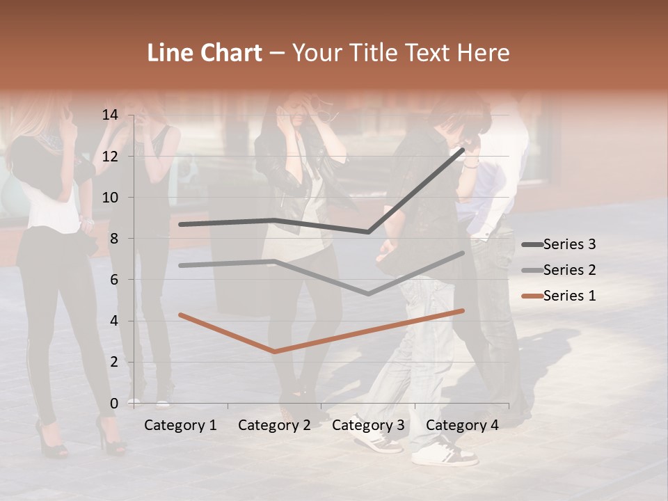 Model Lifestyle Teenager PowerPoint Template