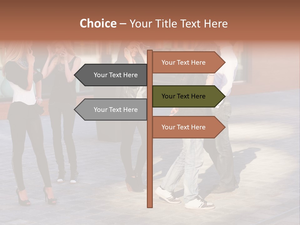 Model Lifestyle Teenager PowerPoint Template