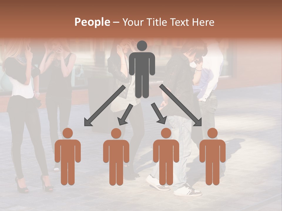 Model Lifestyle Teenager PowerPoint Template