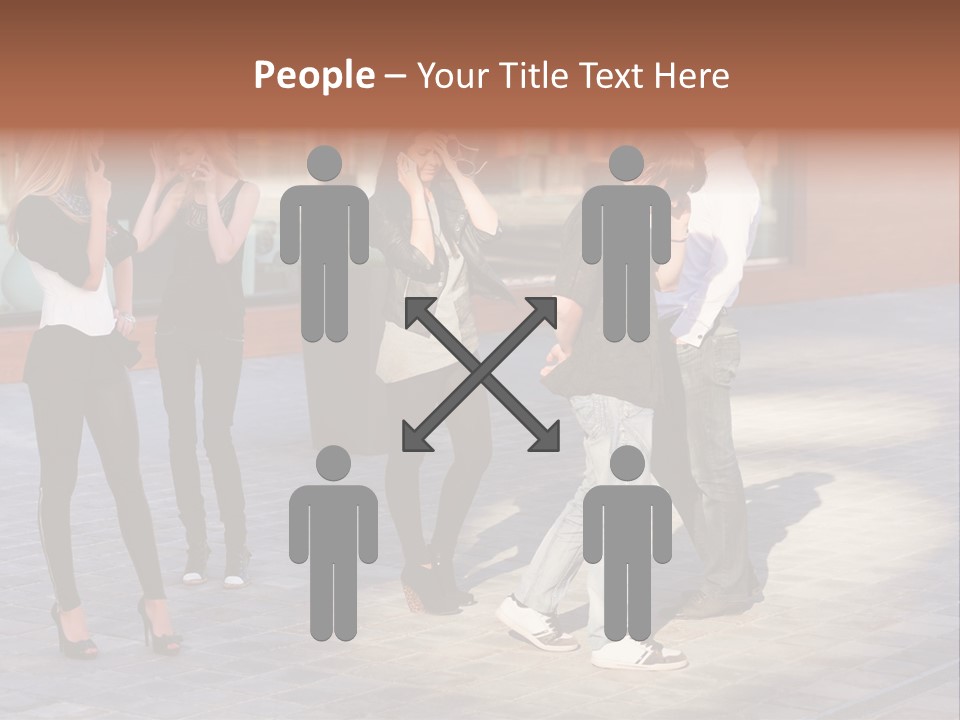 Model Lifestyle Teenager PowerPoint Template