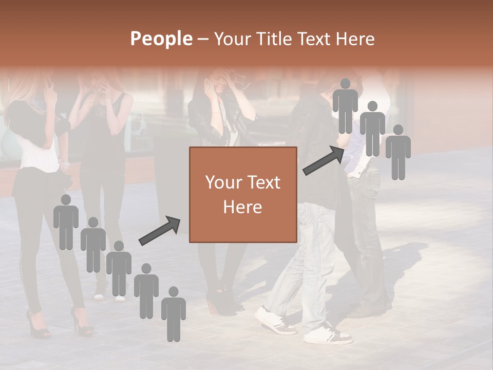 Model Lifestyle Teenager PowerPoint Template