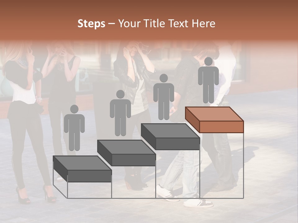 Model Lifestyle Teenager PowerPoint Template