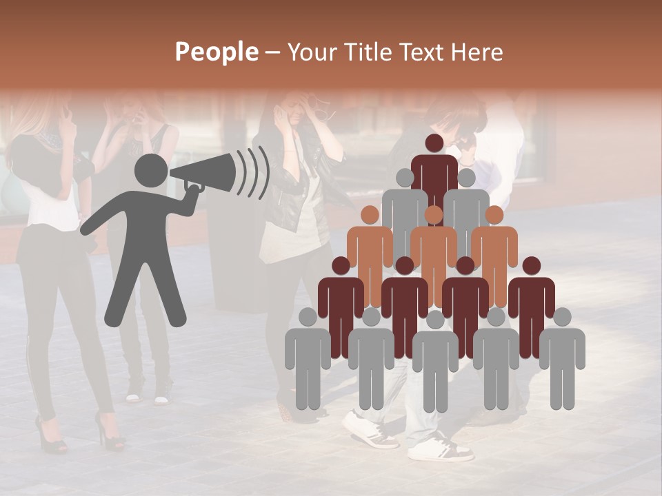 Model Lifestyle Teenager PowerPoint Template