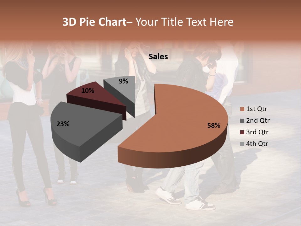 Model Lifestyle Teenager PowerPoint Template