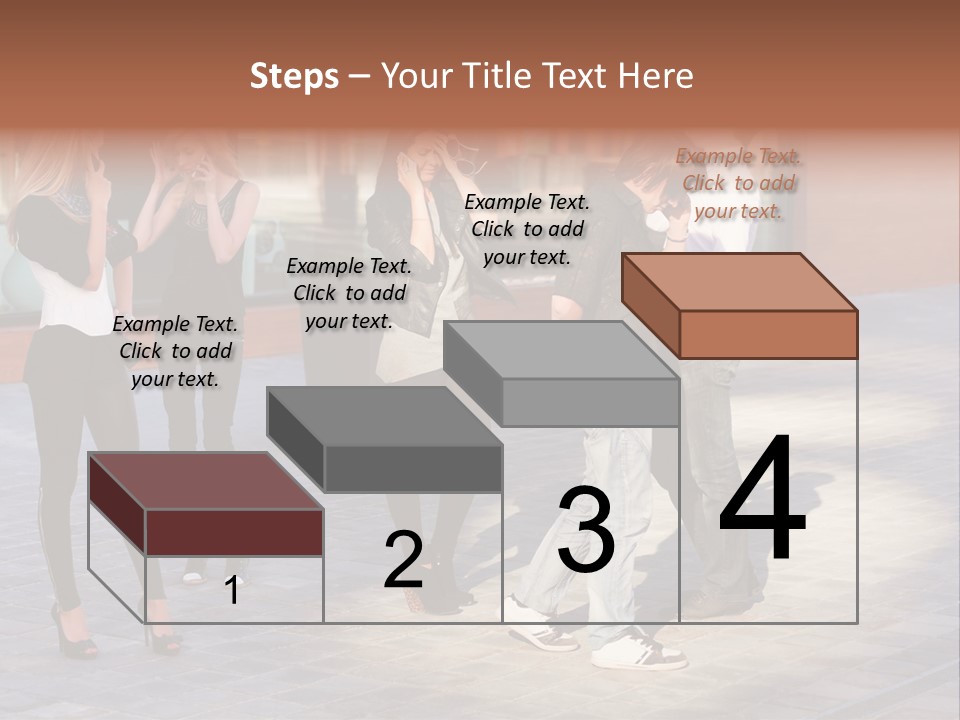 Model Lifestyle Teenager PowerPoint Template
