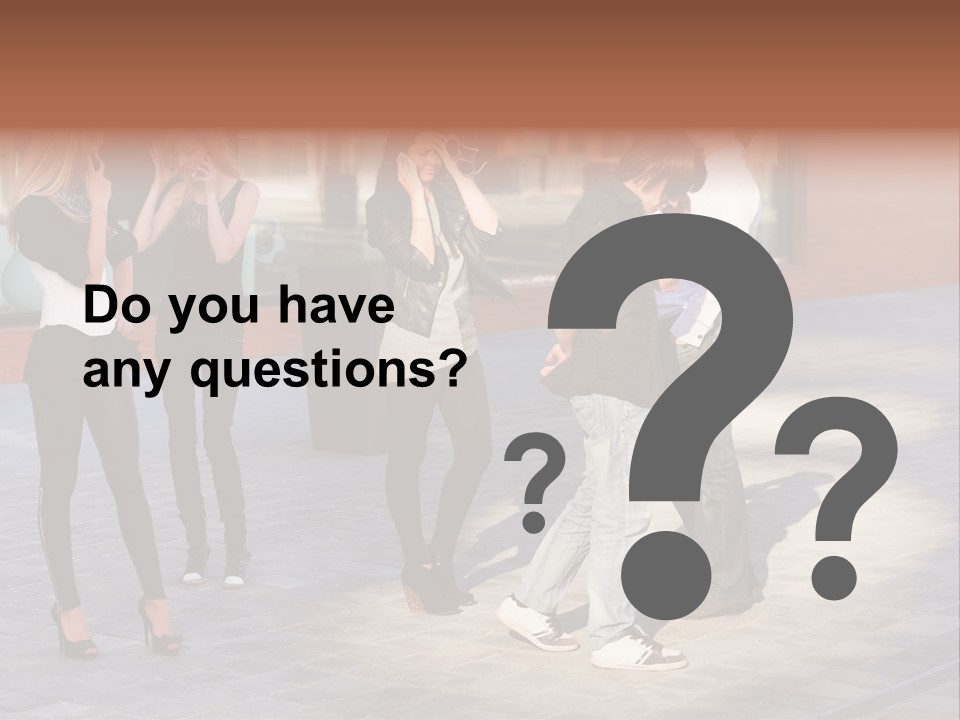 Model Lifestyle Teenager PowerPoint Template