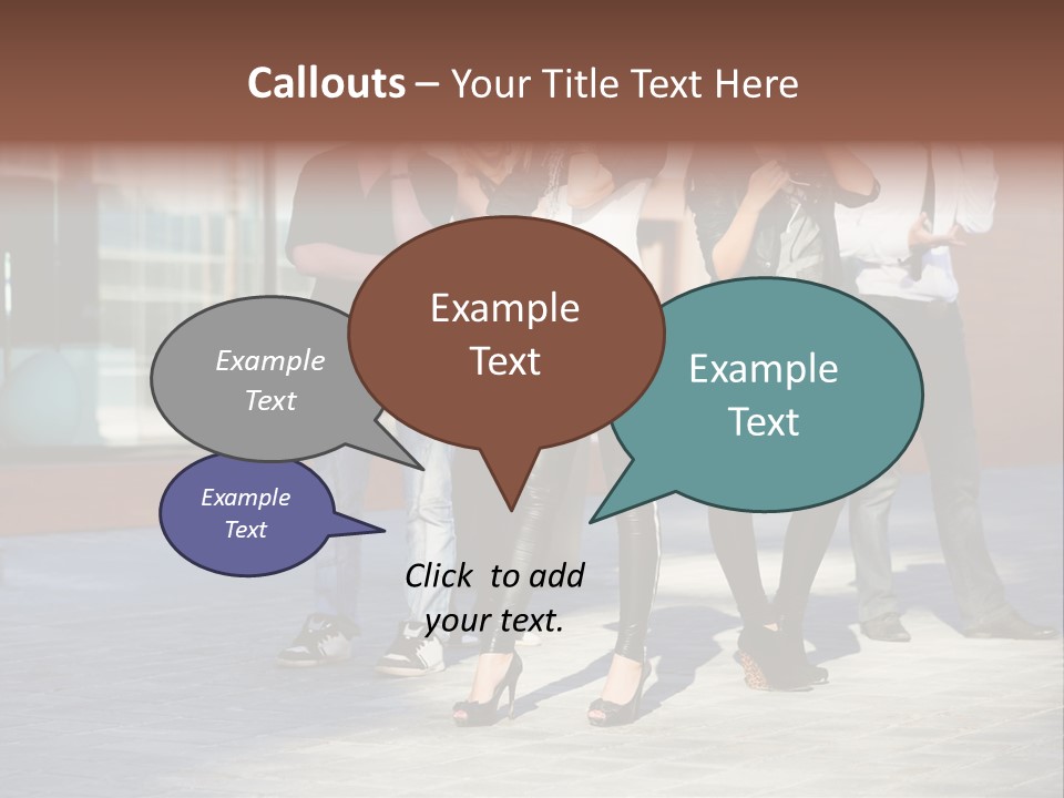 People Calling PowerPoint Template