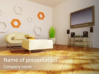 Furniture Couch Niche PowerPoint Template