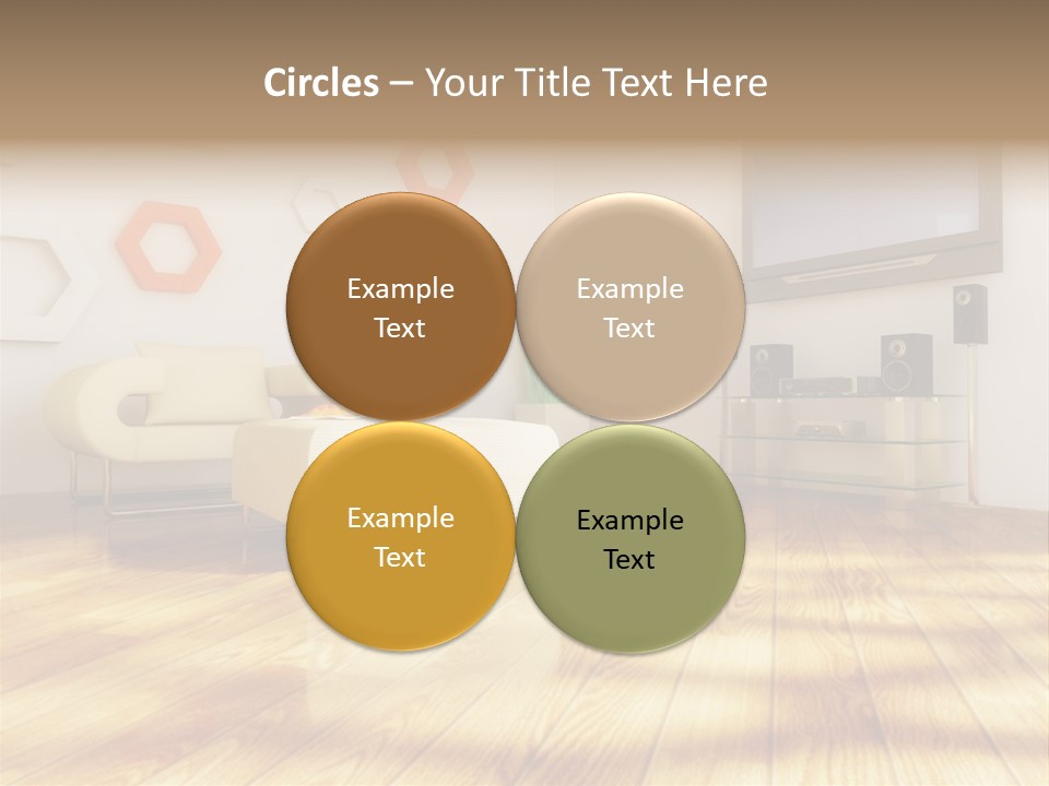 Furniture Couch Niche PowerPoint Template