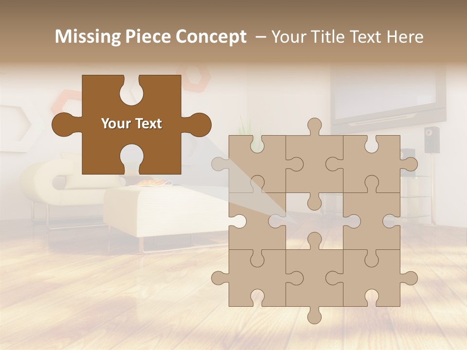 Furniture Couch Niche PowerPoint Template