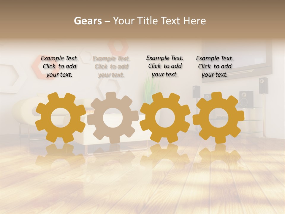 Furniture Couch Niche PowerPoint Template